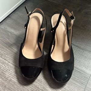 black heels